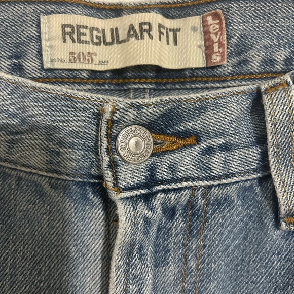 Levi’s men regular fit 505 jeans 34x30 Great condition - Picture 2 of 7